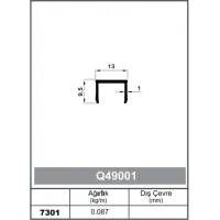 Square Railing Profile Cover
