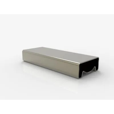 Square Railing Profile  60 x 25 - 1,3 mm